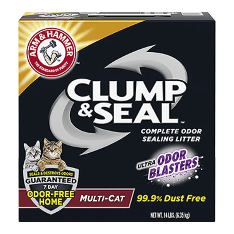 Arm and Hammer Clump and Seal multi-cat clumping litter box