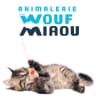 Animalerie Club Wouf Miaou - Pet Store Logo
