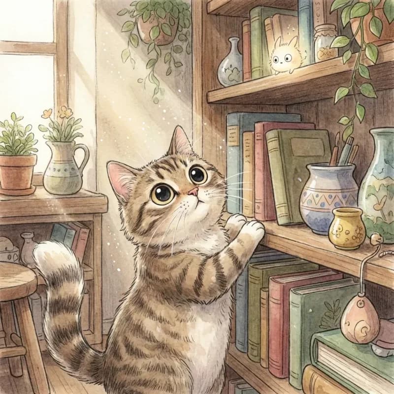 Chat curieux avec des questions sur ladditif de litiere Purrify
