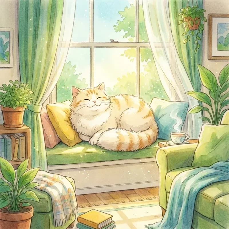 Proprietaire de chat profitant dun foyer sans odeur avec Purrify