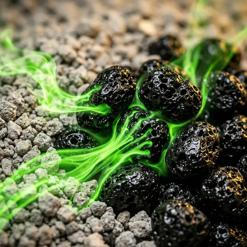 Cat litter deodorizer - activated carbon granules keeping litter box fresh