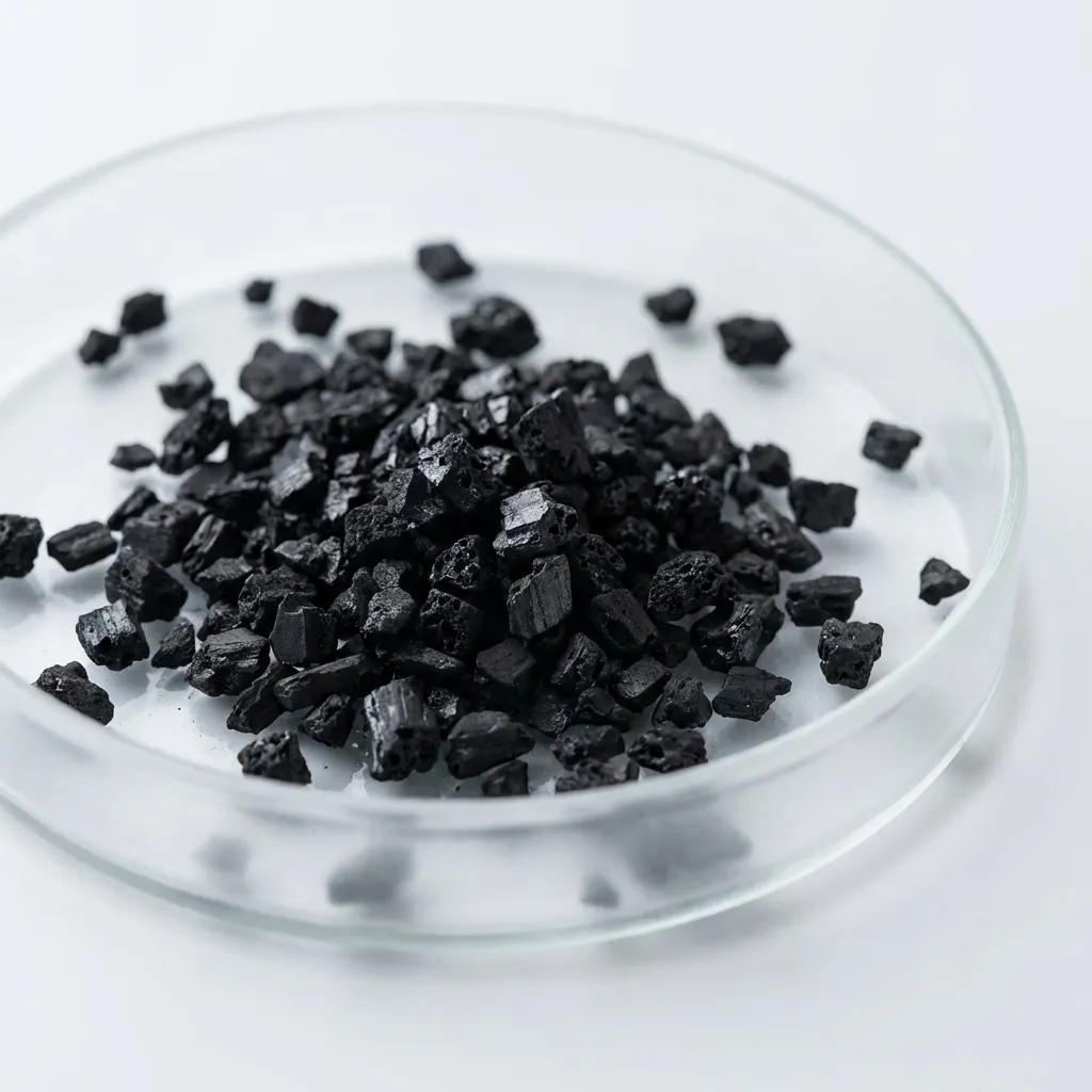 Water-filter grade activated carbon from coconut shells