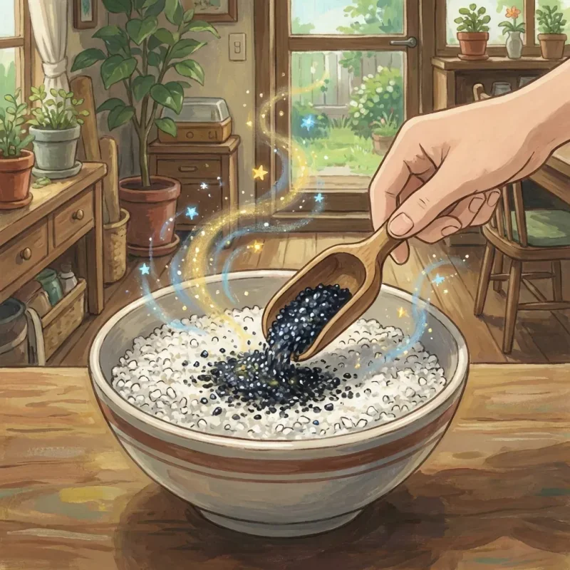 Adding activated carbon to litter box