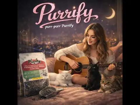Purr Purr Purrify | Song about Cat Litter Odour Control Made in Canada