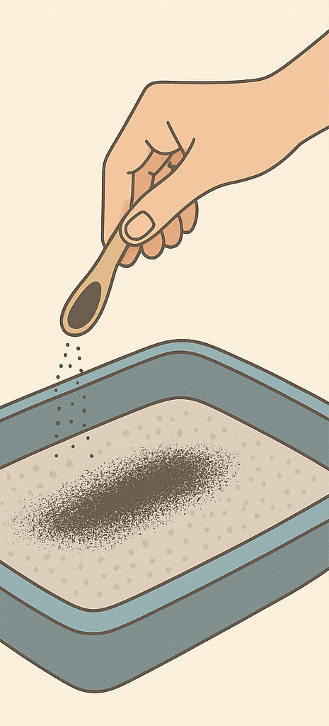 Sprinkle on top of your cat litter image